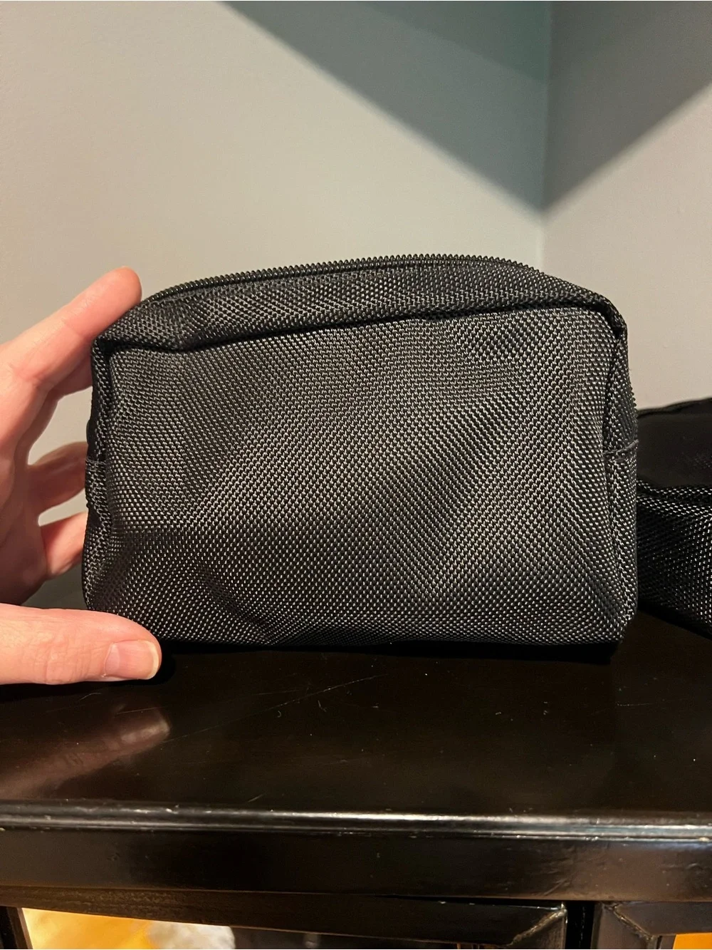 Set of Two Tumi Alpha Mini Amenity Case in Black